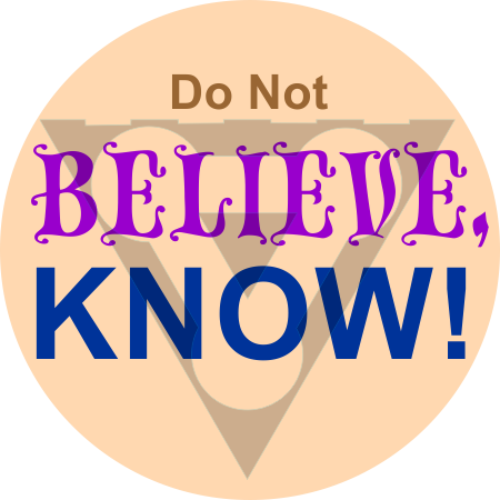 Don't Believe, Know